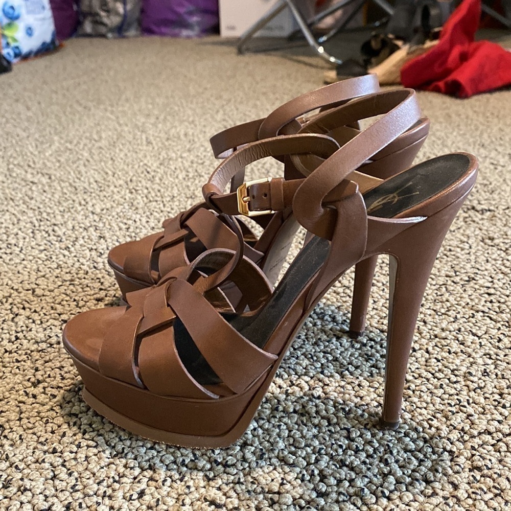 Yves Saint Laurent Stiletto Sandal Women's Size EU37 in EUC - Picture 4 of 12